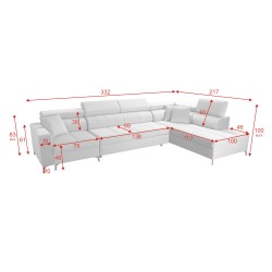 Oslo X Mini Ecksofa mit Schlaffunktion und Bettkasten Oslo X Mini Ecksofa mit Schlaffunktion und Bettkasten