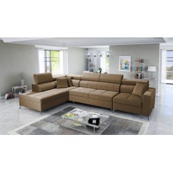 Oslo X Mini Ecksofa mit Schlaffunktion und Bettkasten