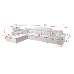 Oslo X Mini Ecksofa mit Schlaffunktion und Bettkasten Oslo X Mini Ecksofa mit Schlaffunktion und Bettkasten