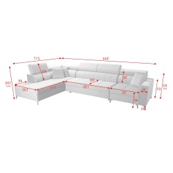 Oslo X Maxi Ecksofa mit Schlaffunktion – Luxus und Funktionalität in einem Oslo X Maxi Ecksofa mit Schlaffunktion – Luxus und Funktionalität in einem