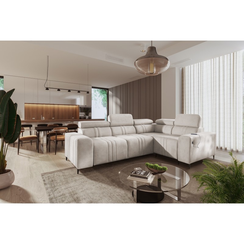 Verona II corner sofa with a sleeping function - elegance and functionality in one
