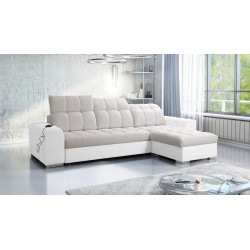 Prisma I Ecksofa mit Schlaffunktion und USB-Anschluss - Komfort und Eleganz in einem.