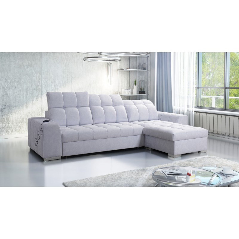 Prisma I Ecksofa mit Schlaffunktion und USB-Anschluss - Komfort und Eleganz in einem. Prisma I Ecksofa mit Schlaffunktion und USB-Anschluss - Komfort und Eleganz in einem.