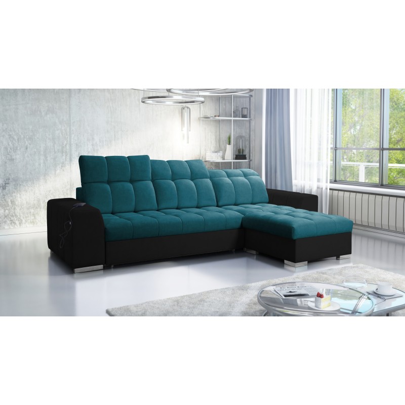 Prisma I Ecksofa mit Schlaffunktion und USB-Anschluss - Komfort und Eleganz in einem. Prisma I Ecksofa mit Schlaffunktion und USB-Anschluss - Komfort und Eleganz in einem.