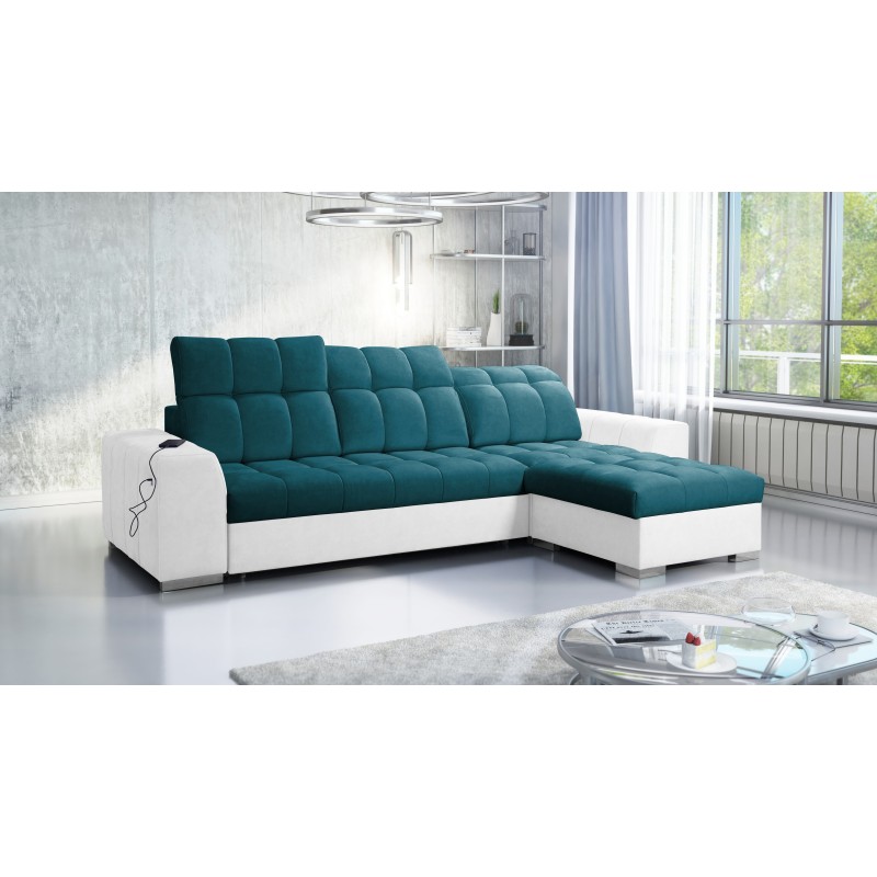 Prisma I Ecksofa mit Schlaffunktion und USB-Anschluss - Komfort und Eleganz in einem. Prisma I Ecksofa mit Schlaffunktion und USB-Anschluss - Komfort und Eleganz in einem.