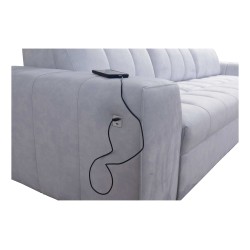 Prisma I Ecksofa mit Schlaffunktion und USB-Anschluss - Komfort und Eleganz in einem. Prisma I Ecksofa mit Schlaffunktion und USB-Anschluss - Komfort und Eleganz in einem.