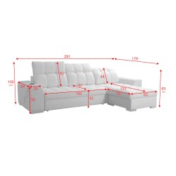 Prisma I Ecksofa mit Schlaffunktion und USB-Anschluss - Komfort und Eleganz in einem. Prisma I Ecksofa mit Schlaffunktion und USB-Anschluss - Komfort und Eleganz in einem.