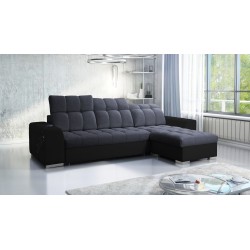 Prisma I Ecksofa mit Schlaffunktion und USB-Anschluss - Komfort und Eleganz in einem.