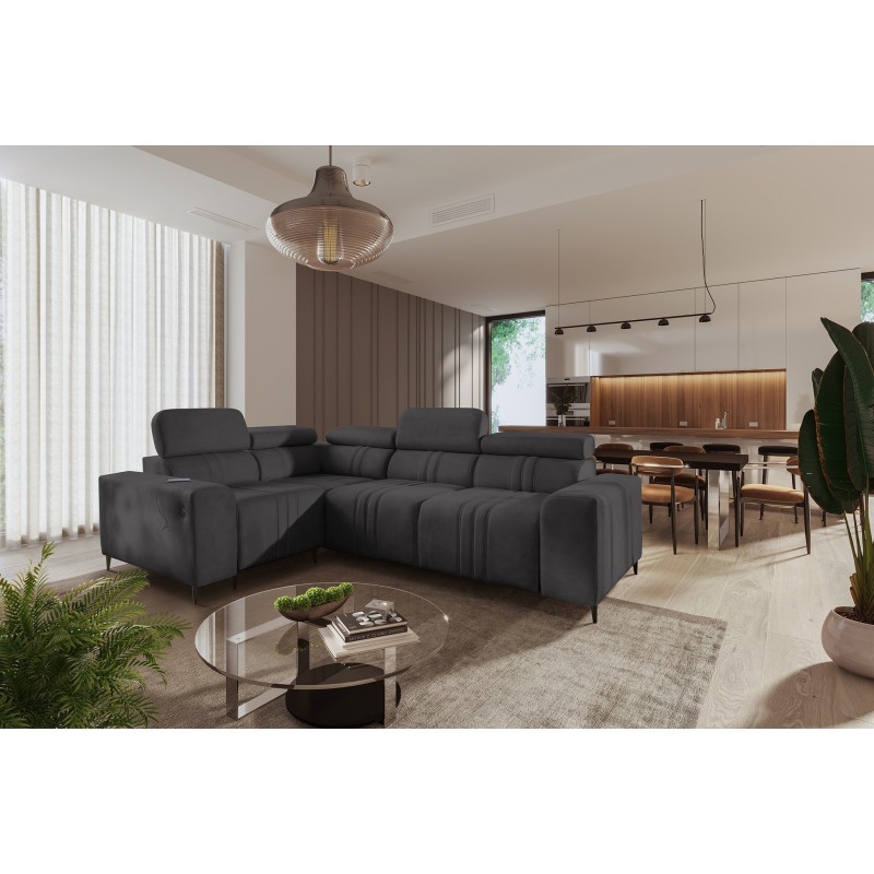 Verona II corner sofa with a sleeping function - elegance and functionality in one