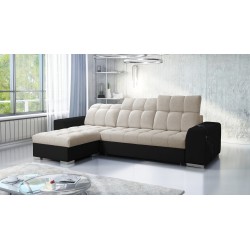 Prisma I Ecksofa mit Schlaffunktion und USB-Anschluss - Komfort und Eleganz in einem.