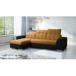 Prisma I Ecksofa mit Schlaffunktion und USB-Anschluss - Komfort und Eleganz in einem.