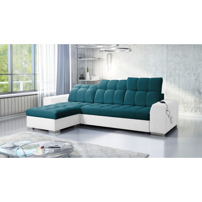 Prisma I Ecksofa mit Schlaffunktion und USB-Anschluss - Komfort und Eleganz in einem. Prisma I Ecksofa mit Schlaffunktion und USB-Anschluss - Komfort und Eleganz in einem.