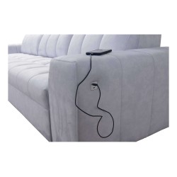 Prisma I Ecksofa mit Schlaffunktion und USB-Anschluss - Komfort und Eleganz in einem. Prisma I Ecksofa mit Schlaffunktion und USB-Anschluss - Komfort und Eleganz in einem.