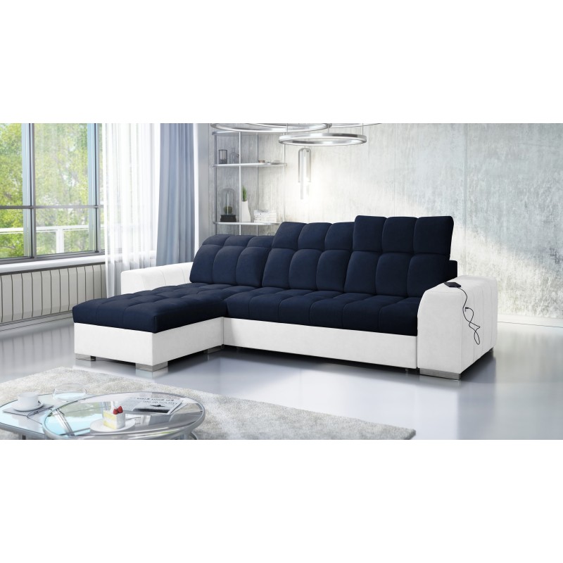 Prisma I Ecksofa mit Schlaffunktion und USB-Anschluss - Komfort und Eleganz in einem. Prisma I Ecksofa mit Schlaffunktion und USB-Anschluss - Komfort und Eleganz in einem.
