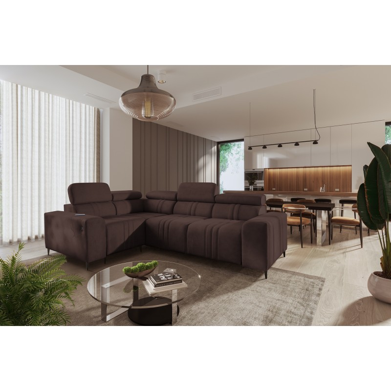 Narożnik Verona II z funkcją spania - elegancja i funkcjonalność w jednym