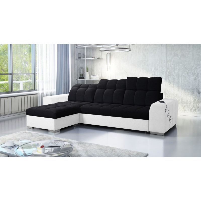 Prisma I Ecksofa mit Schlaffunktion und USB-Anschluss - Komfort und Eleganz in einem. Prisma I Ecksofa mit Schlaffunktion und USB-Anschluss - Komfort und Eleganz in einem.