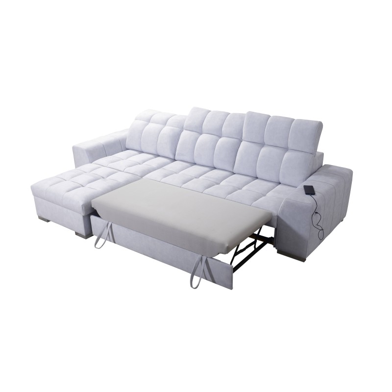 Prisma I Ecksofa mit Schlaffunktion und USB-Anschluss - Komfort und Eleganz in einem. Prisma I Ecksofa mit Schlaffunktion und USB-Anschluss - Komfort und Eleganz in einem.
