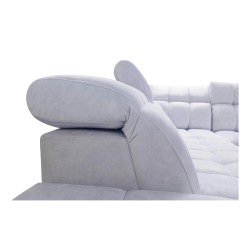 Narożnik Prisma II z funkcją spania w tkaninie Velvet | Pet friendly, Terra 80 + Ecoskóra | Twoje idealne miejsce do relaksu Narożnik Prisma II z funkcją spania w tkaninie Velvet | Pet friendly, Terra 80 + Ecoskóra | Twoje idealne miejsce do relaksu