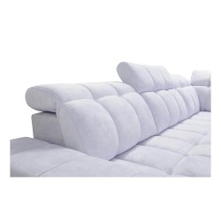 Narożnik Prisma II z funkcją spania w tkaninie Velvet | Pet friendly, Terra 06 + Ecoskóra | Twoje idealne miejsce do relaksu Narożnik Prisma II z funkcją spania w tkaninie Velvet | Pet friendly, Terra 06 + Ecoskóra | Twoje idealne miejsce do relaksu