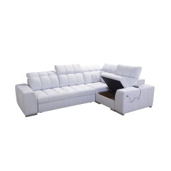 Narożnik Prisma II z funkcją spania w tkaninie Velvet | Pet friendly, Terra 13 + Ecoskóra | Twoje idealne miejsce do relaksu Narożnik Prisma II z funkcją spania w tkaninie Velvet | Pet friendly, Terra 13 + Ecoskóra | Twoje idealne miejsce do relaksu