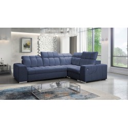 Ecksofa Prisma II mit Schlaffunktion in Velvet Stoff | Haustierfreundlich, Terra 76 | Dein perfekter Ort zur Entspannung
