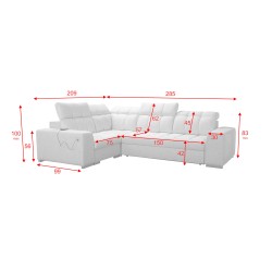 Esquinero Prisma II con función de cama en tela Velvet | Apto para mascotas, Terra 06 + Ecocuero | Tu lugar ideal para relajarte Esquinero Prisma II con función de cama en tela Velvet | Apto para mascotas, Terra 06 + Ecocuero | Tu lugar ideal para relajarte