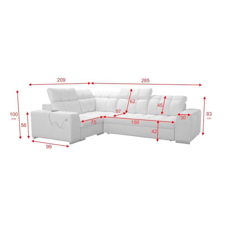 Esquinero Prisma II con función de cama en tela Velvet | Apto para mascotas, Terra 06 + Ecocuero | Tu lugar ideal para relajarte Esquinero Prisma II con función de cama en tela Velvet | Apto para mascotas, Terra 06 + Ecocuero | Tu lugar ideal para relajarte