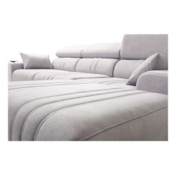 Elegant Verona I Corner Sofa with Sleeping Function - Velvet, Vena 14 | Your Perfect Furniture Elegant Verona I Corner Sofa with Sleeping Function - Velvet, Vena 14 | Your Perfect Furniture