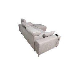 Elegant Verona I Corner Sofa with Sleeping Function - Velvet, Vena 14 | Your Perfect Furniture Elegant Verona I Corner Sofa with Sleeping Function - Velvet, Vena 14 | Your Perfect Furniture