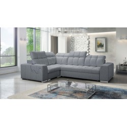 Prisma II corner sofa with a sleeping function in Velvet fabric | Pet friendly, Terra 92 | Your ideal place to relax