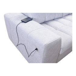 Narożnik Prisma II z funkcją spania w tkaninie Velvet | Pet friendly, Terra 99 + Ecoskóra | Twoje idealne miejsce do relaksu Narożnik Prisma II z funkcją spania w tkaninie Velvet | Pet friendly, Terra 99 + Ecoskóra | Twoje idealne miejsce do relaksu