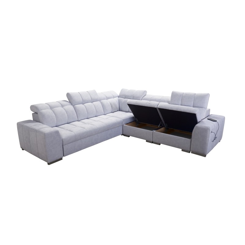 Ecksofa Prisma III mit Schlaffunktion und USB-Anschluss – Komfort und Stil in einem Möbelstück Ecksofa Prisma III mit Schlaffunktion und USB-Anschluss – Komfort und Stil in einem Möbelstück