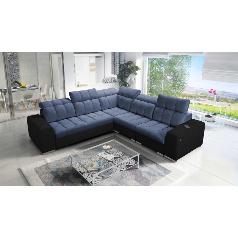 Ecksofa Prisma III mit Schlaffunktion und USB-Anschluss – Komfort und Stil in einem Möbelstück Ecksofa Prisma III mit Schlaffunktion und USB-Anschluss – Komfort und Stil in einem Möbelstück