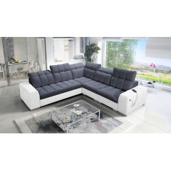 Ecksofa Prisma III mit Schlaffunktion und USB-Anschluss – Komfort und Stil in einem Möbelstück Ecksofa Prisma III mit Schlaffunktion und USB-Anschluss – Komfort und Stil in einem Möbelstück