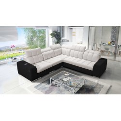 Prisma III corner sofa with sleeping function and USB port – comfort and style in one piece of furniture