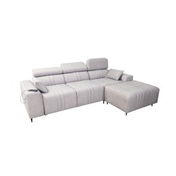 Elegant Verona I Corner Sofa with Sleeping Function - Velvet, Vena 3 | Your Perfect Furniture Elegant Verona I Corner Sofa with Sleeping Function - Velvet, Vena 3 | Your Perfect Furniture