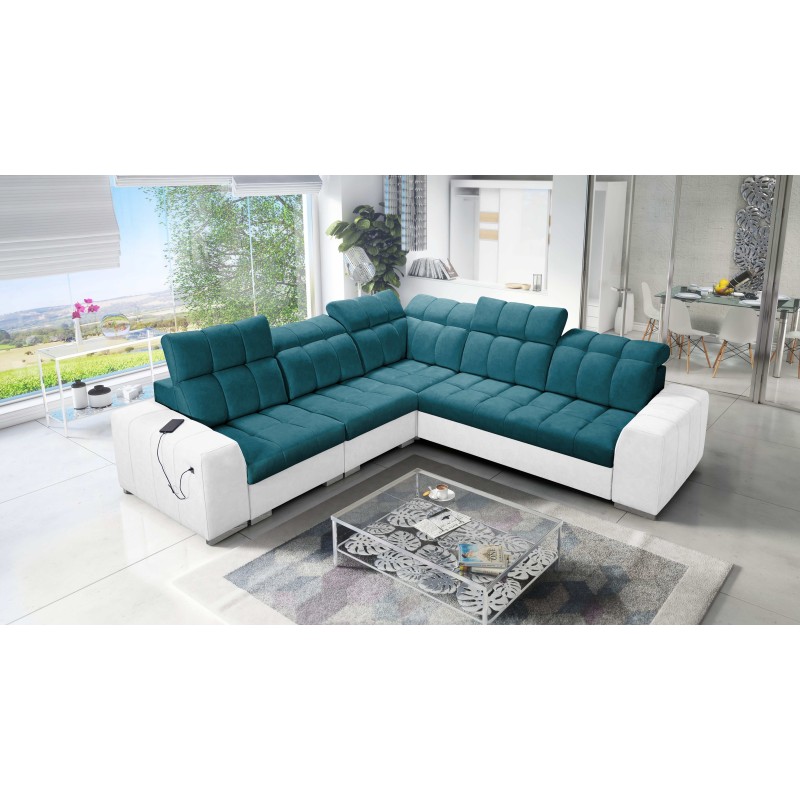 Ecksofa Prisma III mit Schlaffunktion und USB-Anschluss – Komfort und Stil in einem Möbelstück Ecksofa Prisma III mit Schlaffunktion und USB-Anschluss – Komfort und Stil in einem Möbelstück