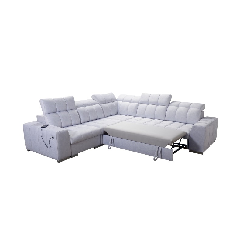 Ecksofa Prisma III mit Schlaffunktion und USB-Anschluss – Komfort und Stil in einem Möbelstück Ecksofa Prisma III mit Schlaffunktion und USB-Anschluss – Komfort und Stil in einem Möbelstück