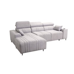 Elegantes Ecksofa Verona I mit Schlaffunktion - Velours, Vena 14 | Ihr ideales Möbelstück Elegantes Ecksofa Verona I mit Schlaffunktion - Velours, Vena 14 | Ihr ideales Möbelstück
