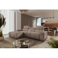 Elegancki Narożnik Verona I z funkcją spania - Welur, Vena 14 | Twój idealny mebel