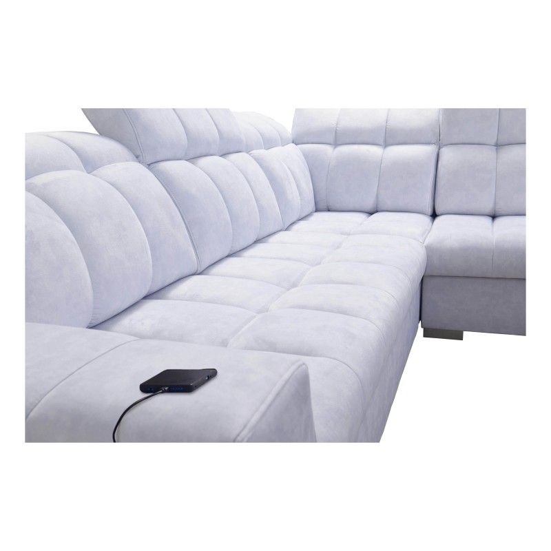 Esquina Prisma VII con función de cama y puerto USB: ¡creada para tu comodidad! Esquina Prisma VII con función de cama y puerto USB: ¡creada para tu comodidad!