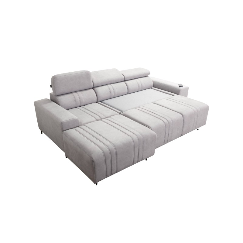 Elegant Verona I Corner Sofa with Sleeping Function - Velvet, Vena 10 | Your Ideal Furniture Elegant Verona I Corner Sofa with Sleeping Function - Velvet, Vena 10 | Your Ideal Furniture