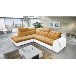 Prisma VII corner sofa with a sleeping function and USB port - designed for your comfort!
