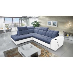 Prisma VII corner sofa with a sleeping function and USB port - designed for your comfort!