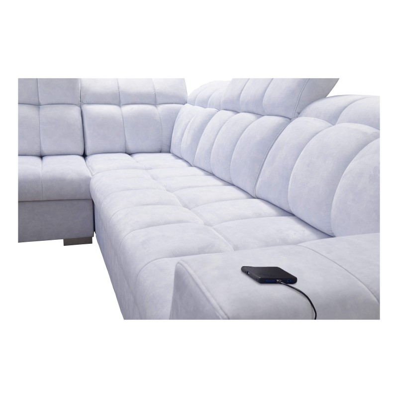 Esquina Prisma VII con función de cama y puerto USB: ¡creada para tu comodidad! Esquina Prisma VII con función de cama y puerto USB: ¡creada para tu comodidad!