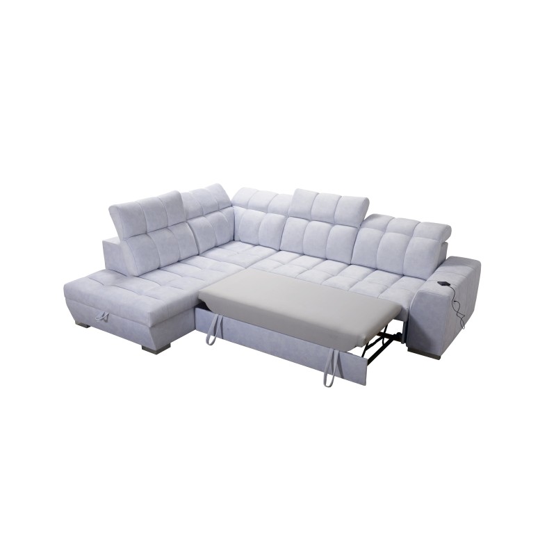 Esquina Prisma VII con función de cama y puerto USB: ¡creada para tu comodidad! Esquina Prisma VII con función de cama y puerto USB: ¡creada para tu comodidad!