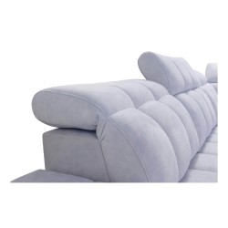 Sofá esquinero Prisma IX con función de cama, puerto USB y espacio de almacenamiento para ropa de cama - Velvet | Apto para masc Sofá esquinero Prisma IX con función de cama, puerto USB y espacio de almacenamiento para ropa de cama - Velvet | Apto para masc