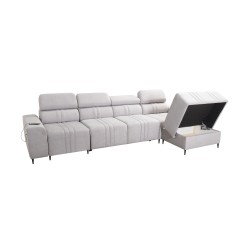 Verona XII Corner Sofa with Sleeping Function Velvet, Vena 20 - A Practical and Elegant Piece of Furniture for Your Living Room Verona XII Corner Sofa with Sleeping Function Velvet, Vena 20 - A Practical and Elegant Piece of Furniture for Your Living Room