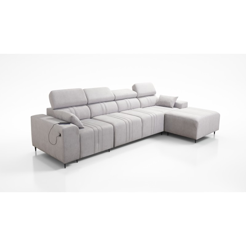 Verona XII Corner Sofa with Sleeping Function Velvet, Vena 20 - A Practical and Elegant Piece of Furniture for Your Living Room Verona XII Corner Sofa with Sleeping Function Velvet, Vena 20 - A Practical and Elegant Piece of Furniture for Your Living Room