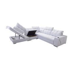 Esquina Prisma IX con función de cama, puerto USB y contenedor para ropa de cama - Terciopelo | Apto para mascotas, Terra 75 + C Esquina Prisma IX con función de cama, puerto USB y contenedor para ropa de cama - Terciopelo | Apto para mascotas, Terra 75 + C